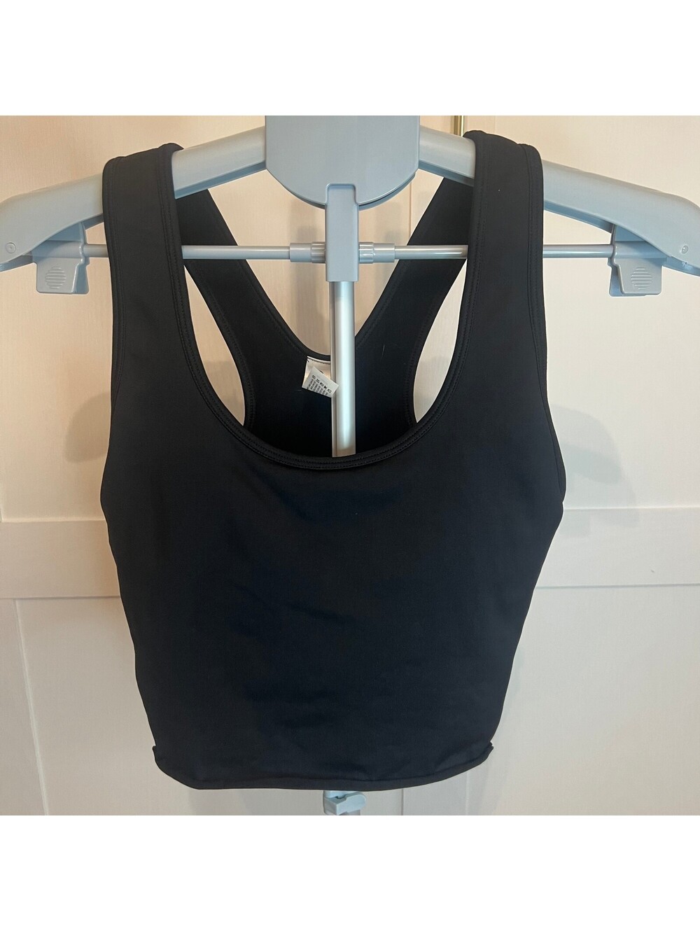 Yogalicious Seamless Hollywood Bra Bralette Black Racerback Padded Size L